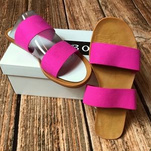 NEW - Double Strap Slide Sandals